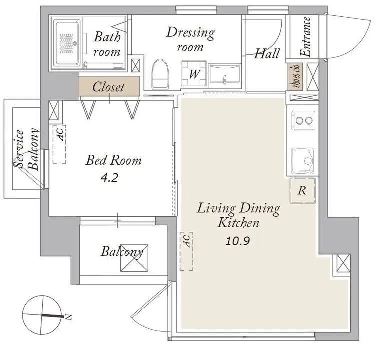 Gran Casa Magome II - Floor Plan - ["White", "Floor plan", "Cabinetry"]