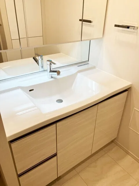 Grand City Tower Tsukishima - Interior - ["Bathroom Sink", "Sink", "Bathroom cabinet"]