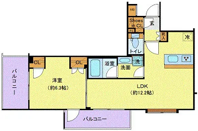 Seaform Higashi-Shinjuku II - Floor Plan - ["Floor plan", "Diagram"]