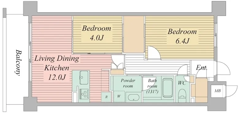 LiveCasa Nishinomiya - Floor Plan - ["White", "Floor plan", "Diagram"]