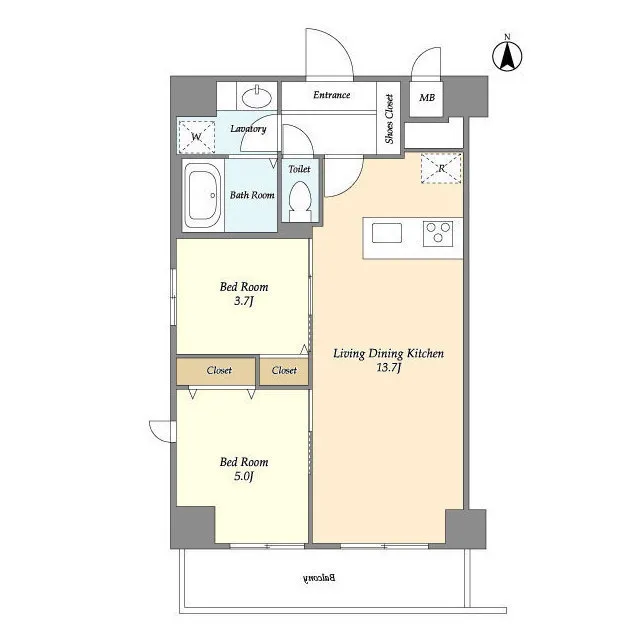 Gran Casa Minamisenju - Floor Plan - ["Rectangle", "Schematic", "Map"]