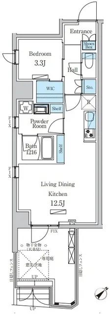 Duo Flatz Itabashi Oyama - Floor Plan - ["Diagram", "Plan", "Technical drawing"]