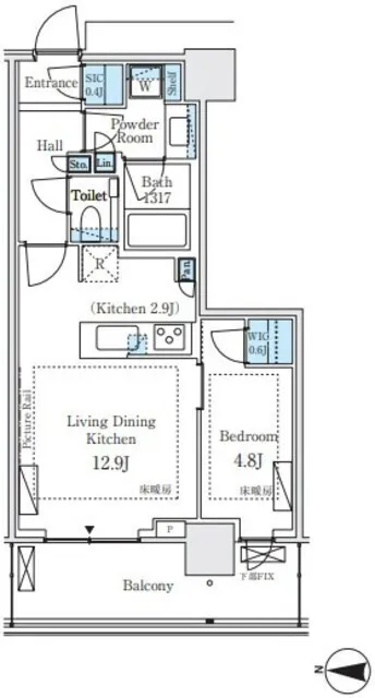 Park City Nakano The Tower Ayers - Floor Plan - ["Diagram"]