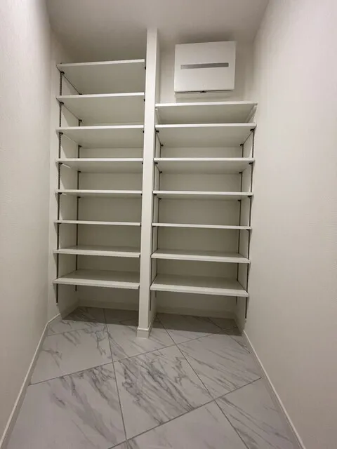 Park Tower Kachidoki South Building - Interior - ["Shelving", "Wood", "Flooring"]