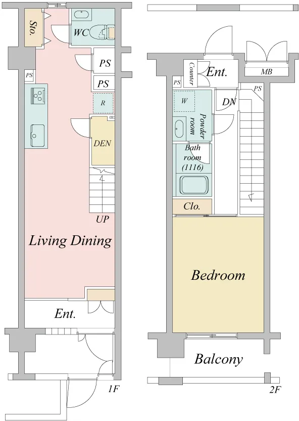 New City Apartments Kameido - Floor Plan - []