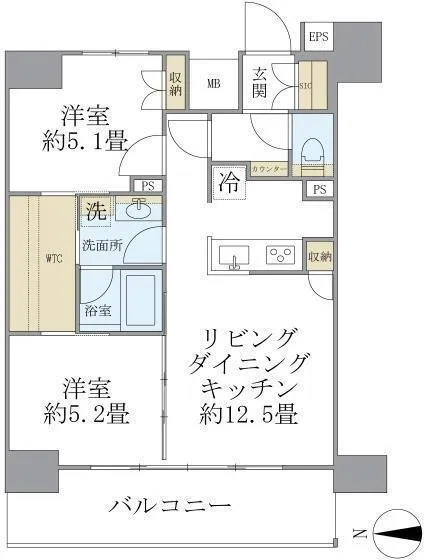 Duo Flatz Kasai - Floor Plan - ["Diagram", "Floor plan", "Design"]