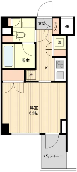 Haginaka East - Floor Plan - ["Apartment", "Tile Flooring", "Geraniums"]