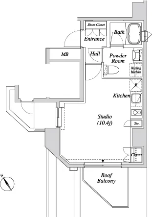 Casa Splendid Koishikawa - Floor Plan - ["White", "Diagram", "Plan"]