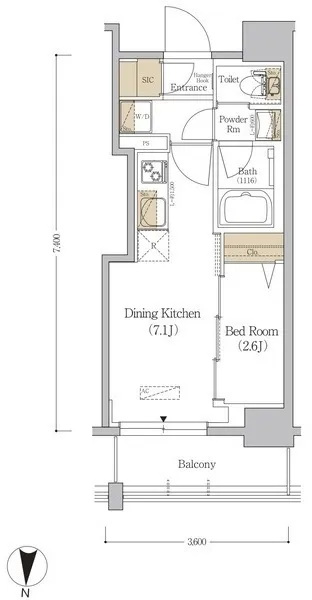 Urbanex Ichiya Honmuracho - Floor Plan - ["Plan", "Diagram"]