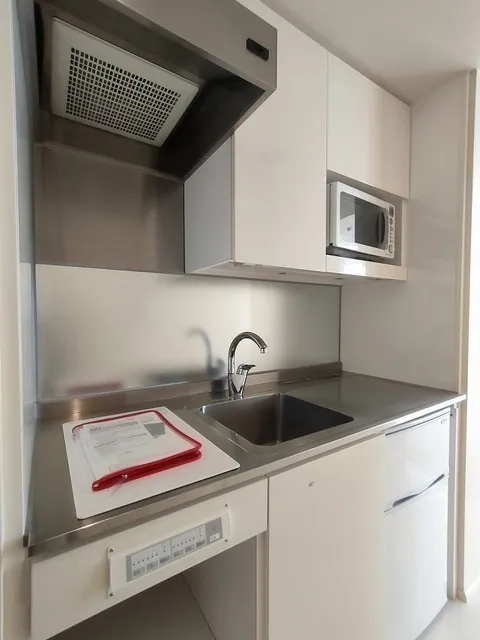 Frontier Residence The Tower Shinagawa - Interior - ["Cabinetry", "Countertop", "Kitchen sink"]