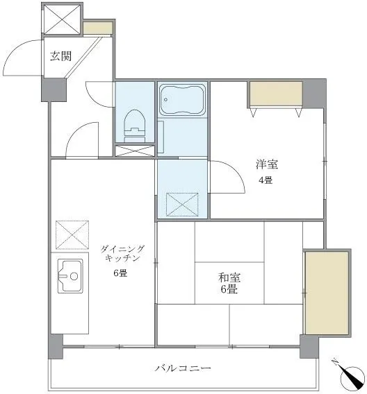 Grandeur Rikugien - Floor Plan - ["White", "Diagram", "Floor plan"]