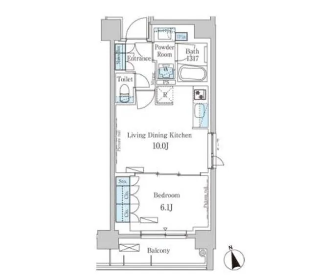 Park Axis Nihonbashi Kabutocho - Floor Plan - ["Floor plan", "Plan", "Diagram"]