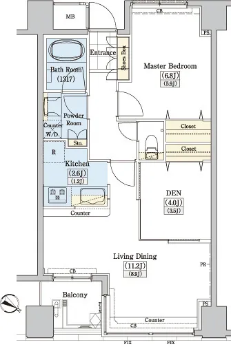 Residia Tower Kamiikebukuro (Tower Building) - Floor Plan - ["Plan", "Diagram", "Floor plan"]