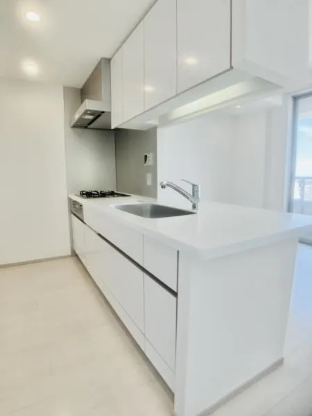 Brillia Mare Ariake Tower & Garden - Interior - ["Kitchen", "Flooring", "Countertop"]