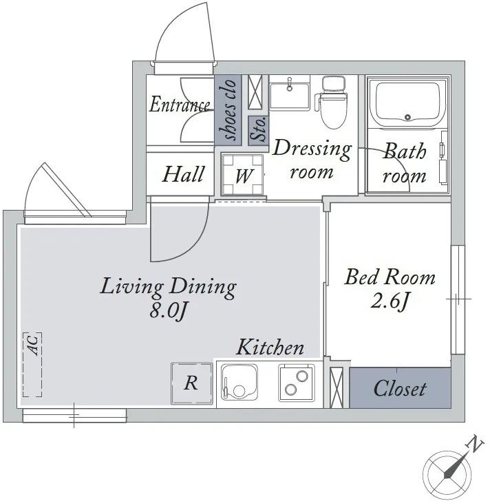 La Douceur Bunkyo Otsuka EAST - Floor Plan - ["White", "Diagram", "Plan"]