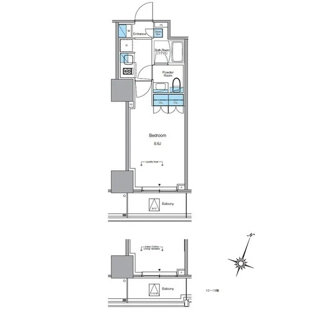 LEFONT PROGRESS SHIBUYA HILLTOP - Floor Plan - ["Slope", "Rectangle", "Font"]