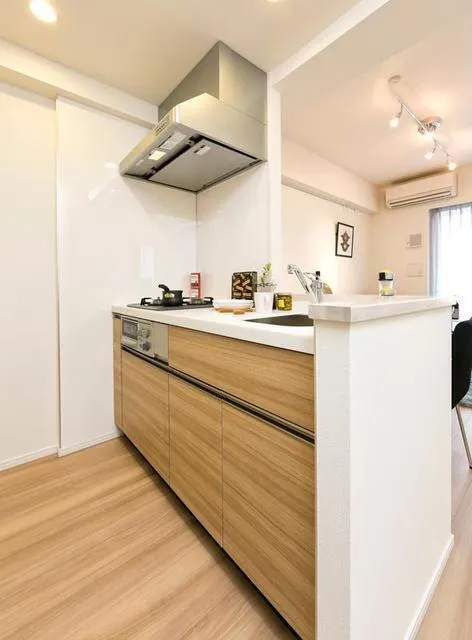 Park Axis Asakusa Taharacho - Interior - ["Kitchen", "Countertop", "Flooring"]