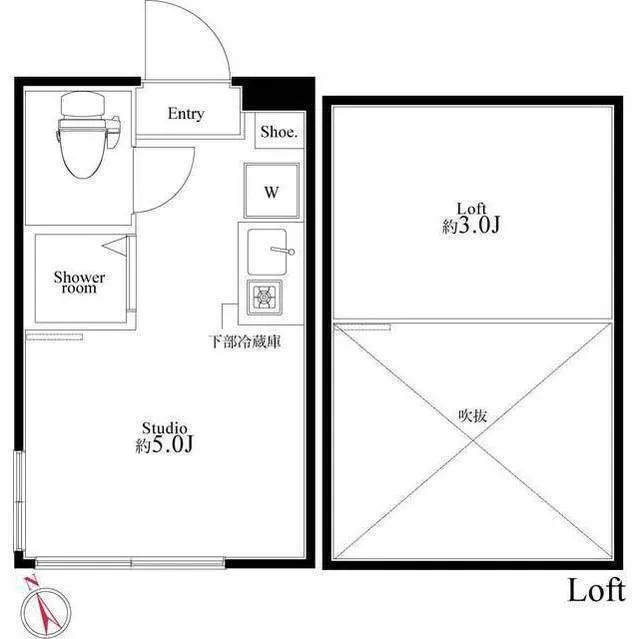 Harmony Terrace Minami Ikebukuro III - Floor Plan - ["White", "Plan", "Diagram"]