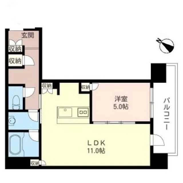 Orchid Residence Shinagawa - Floor Plan - ["Rectangle", "Parallel", "Font"]