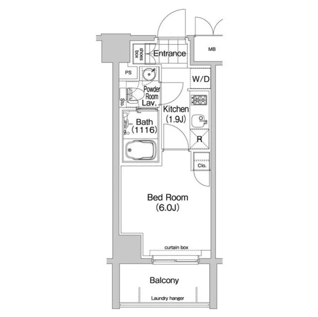 Comforia Kasuga Tomisaka - Floor Plan - ["Rectangle", "Parallel", "Font"]