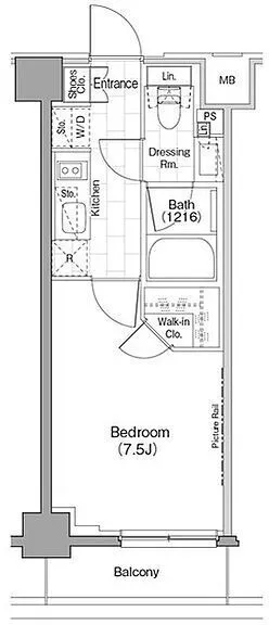 The Park Habio Shinjuku - Floor Plan - []