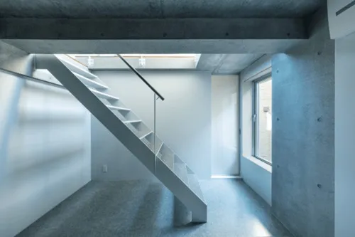 Futaba Town Apartments - Interior - ["Composite material", "Grey", "Stairs"]