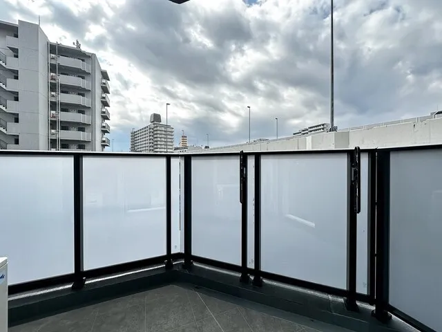Brookside Residence Kiba - Interior - ["Handrail", "Balcony", "Grey"]