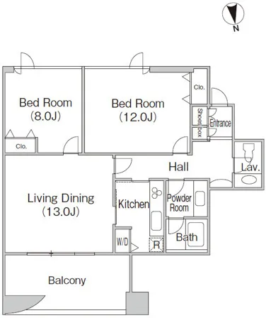 Terrace Nissin - Floor Plan - ["Rectangle", "Font", "Parallel"]