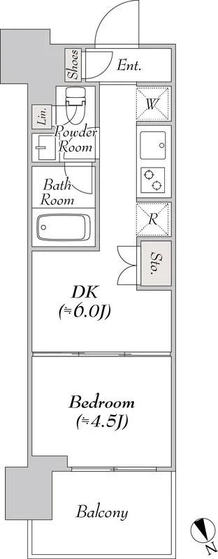 Wellis Urban Suitengumae - Floor Plan - []