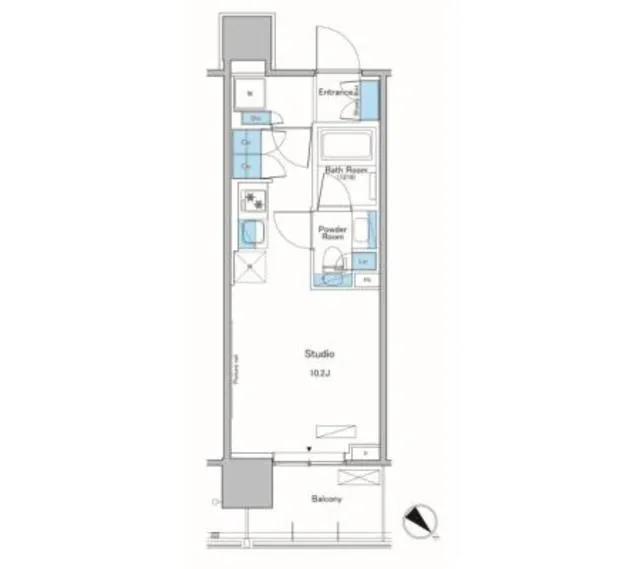 Lefon Progre Takinogawa - Floor Plan - ["Map", "Rectangle", "Parallel"]