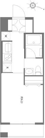 Garden Itabashi Hikawacho - Floor Plan - ["Sink", "Plumbing fixture", "Technical drawing"]