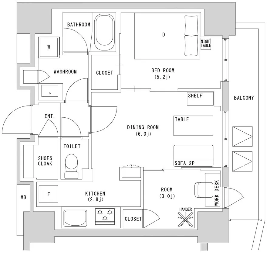 Hmlet Kinshicho II - Floor Plan - []