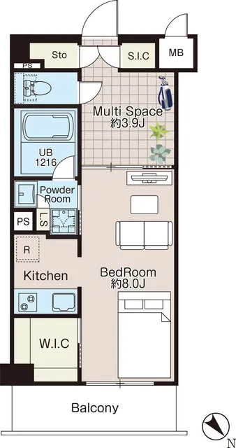 CREATIF Sangenjaya - Floor Plan - ["White", "Diagram", "Plan"]
