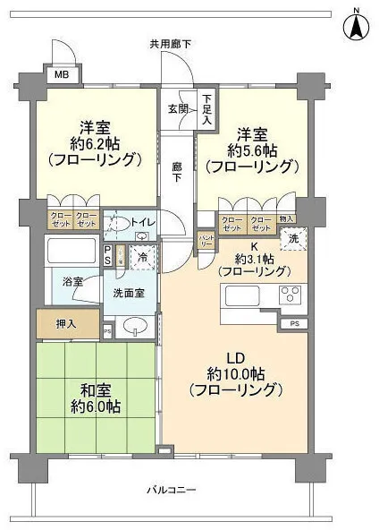 Comfort Palace Rokucho - Floor Plan - ["Floor plan", "Diagram", "Design"]