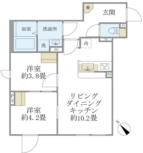 EXAM AKASAKA - Floor Plan - ["White", "Diagram", "Floor plan"]