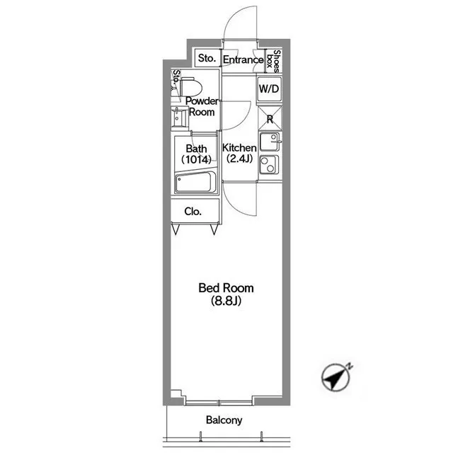 Medio Tsukishima - Floor Plan - ["Rectangle", "Font", "Parallel"]