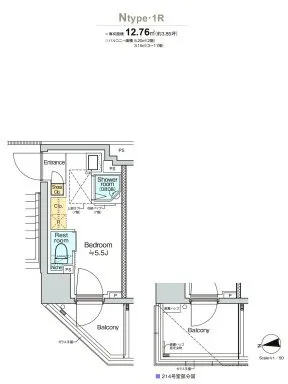 TOMORE Shinagawa Nakanobu  [Social Housing] - Floor Plan - ["Plan", "Diagram", "Schematic"]