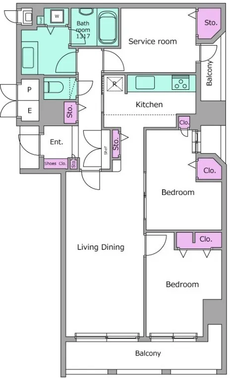 Primegate Iidabashi - Floor Plan - ["Diagram", "Plan"]