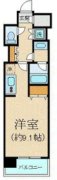 Clio Gotanda - Floor Plan - []