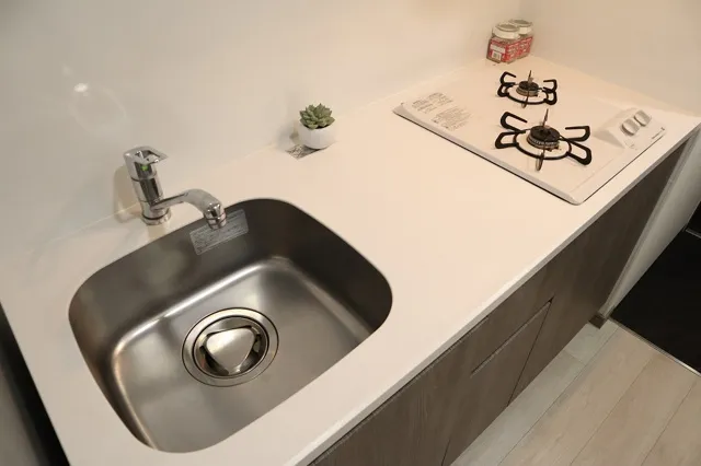 Clevista Toyosu Bayside II - Interior - ["Kitchen Sink", "Sink", "Plumbing fixture"]