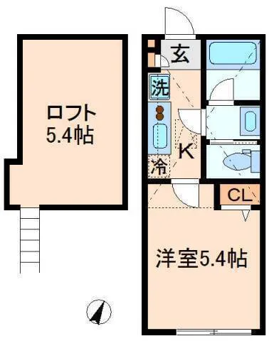 GLORIA Kashiwagi - Floor Plan - ["Door", "Apartment", "Home Door"]