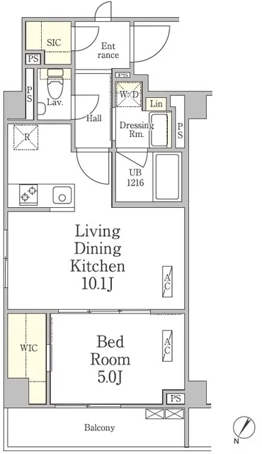 Park Perl Ikejiri - Floor Plan - ["Schematic", "Rectangle", "Line"]