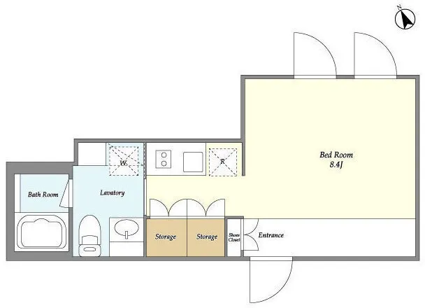 KDX Residence Kichijoji - Floor Plan - ["White", "Diagram", "Floor plan"]