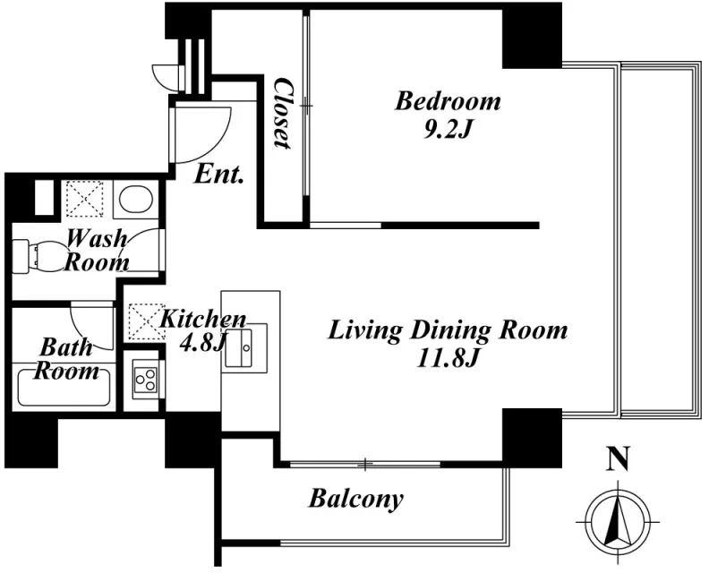 KDX Residence Yotsuya - Floor Plan - ["Diagram", "Floor plan"]