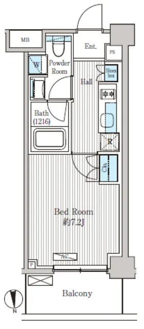 Oase Shinagawa Residence - Floor Plan - ["Floor plan", "Plan", "Text"]