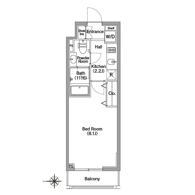 Comforia Magome - Floor Plan - ["Text", "White", "Line"]