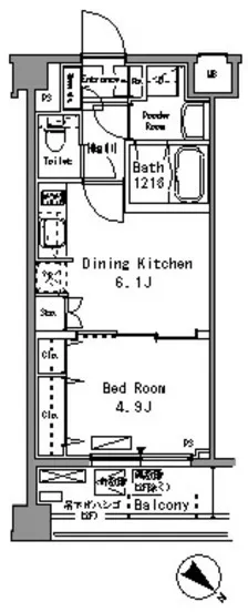 Park Axis Itabashi - Floor Plan - []