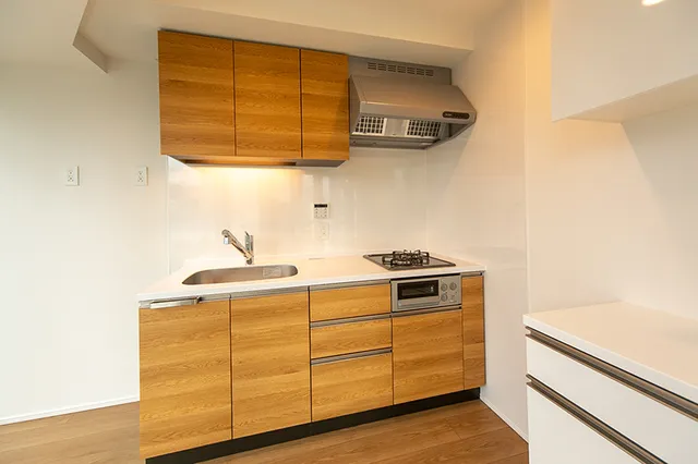 Brillia Tower Hamarikyu - Interior - ["Flooring", "Wood", "Kitchen"]