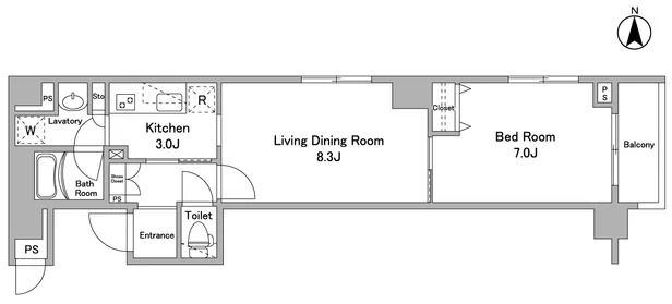 BPR Residence Nishiwaseda - Floor Plan - []