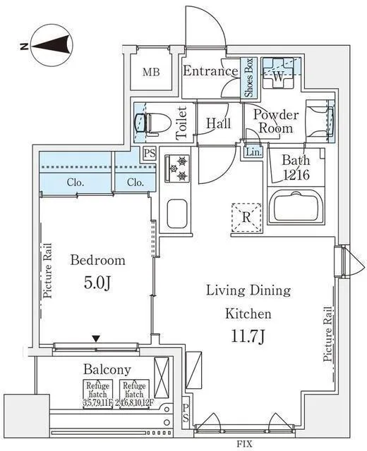 Brick Court Kanda Nishikicho - Floor Plan - ["White", "Plan", "Diagram"]